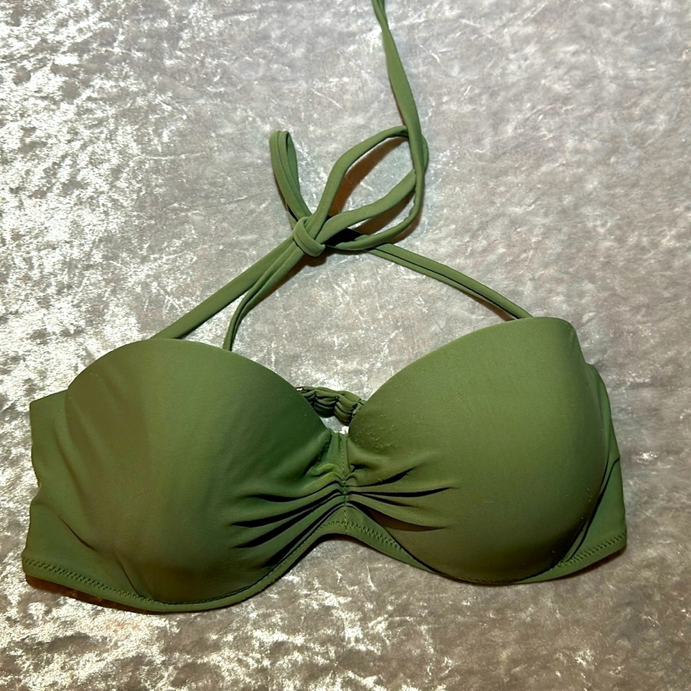 Green Swim suit Top and Bottom